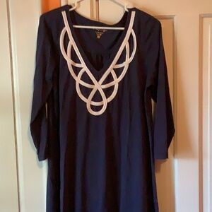 Navy blue shift dress Lilly